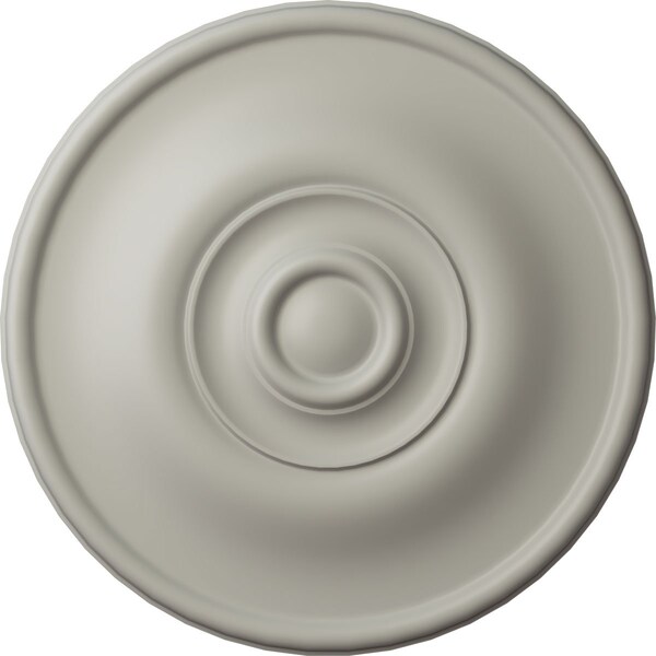 Ekena Millwork Jefferson Ceiling Medallion (Fits Canopies up to 2 7/8"), 11 3/4"OD x 3/8"P, Pot of Cream CM12JEPCF - main